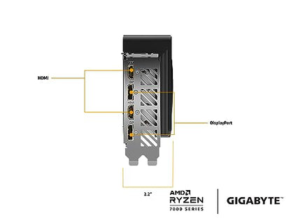 GIGABYTE Radeon RX 7800 XT Gaming OC 16G Graphics Card, 3X WINDFORCE Fans 16GB 256-bit GDDR6, GV-R78XTGAMING OC-16GD Video Card