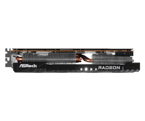 ASRock AMD Radeon RX 7700 XT Challenger 12GB GDDR6 192-bit 0dB Silent Cooling 7680 x 4320 DisplayPort HDMI LED Indicator 18Gbps Dual Fan Graphics Card