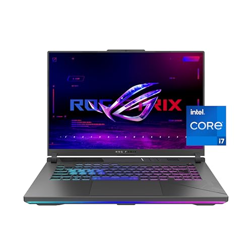 ASUS ROG Strix G16 (2024) Gaming Laptop, 16” 16:10 FHD 165Hz Display, NVIDIA® GeForce RTX™ 4060, Intel Core i7-13650HX, 16GB DDR5, 1TB PCIe Gen4 SSD, Wi-Fi 6E, Windows 11, G614JV-AS74