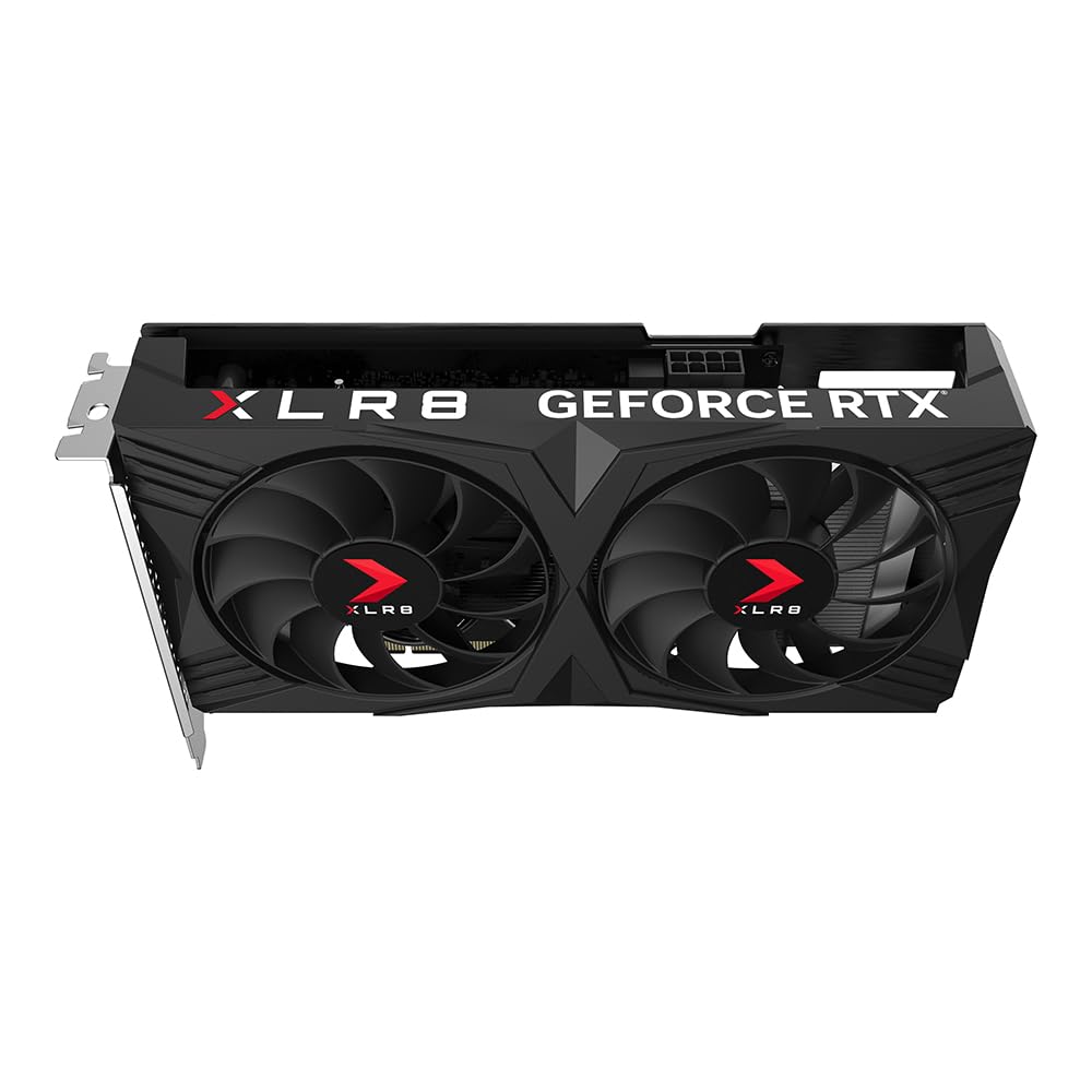 PNY GeForce RTX™ 4060 8GB XLR8 Gaming Verto™ Dual Fan OC Graphics Card DLSS 3 (128-bit, PCIe 4.0, GDDR6, HDMI/DisplayPort, Supports 4k, 2 Slot)