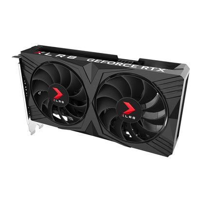 PNY GeForce RTX™ 4060 8GB XLR8 Gaming Verto™ Dual Fan OC Graphics Card DLSS 3 (128-bit, PCIe 4.0, GDDR6, HDMI/DisplayPort, Supports 4k, 2 Slot)