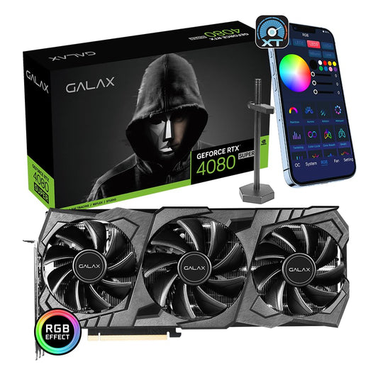 GALAX GeForce RTX™ 4080 Super 3X (1-Click OC), Xtreme Tuner App Control, 16GB, GDDR6X, 256-bit, DP*3/HDMI 2.1/DLSS 3/Gaming Graphics Card