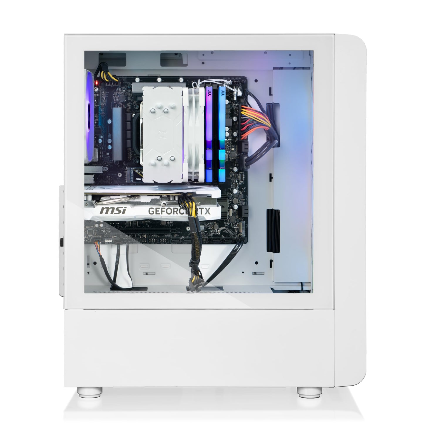 Thermaltake LCGS Quartz i460 R4 Gaming Desktop (Intel Core™ i5-13400F, 3600Mhz 16GB RGB Memory, NVIDIA GeForce® RTX 4060, 1TB NVMe M.2) S2QT-B66R-460-LCS