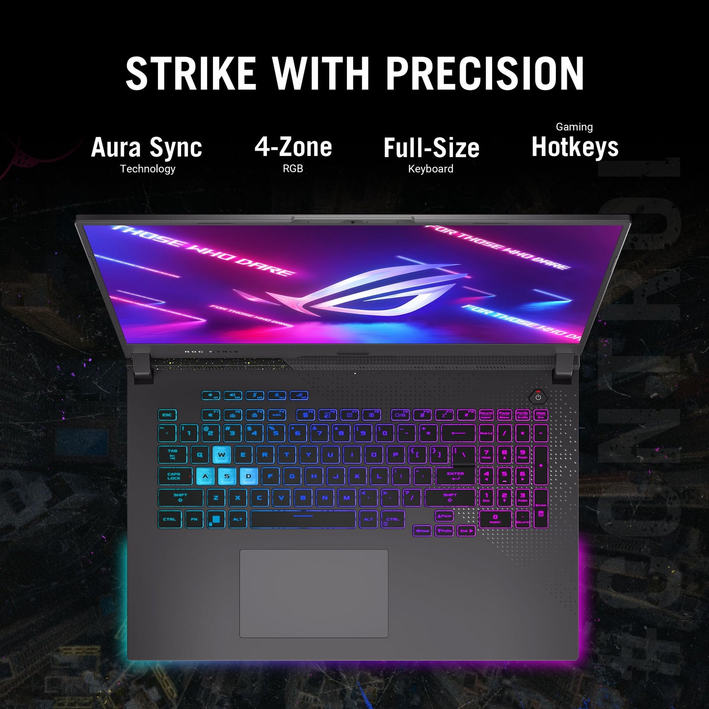 ASUS ROG Strix G17 Gaming Laptop, 17.3" FHD 144Hz, AMD Ryzen 9 7845HX, GeForce RTX 4070, 32GB DDR5 RAM, 1TB PCIe M.2 SSD, HDMI, USB 3.2 Gen 1, Wi-Fi 6, RGB Backlit Keyboard, Windows 11 Pro, Black